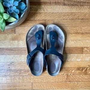 Birkenstock Gizeh Black Sandals
